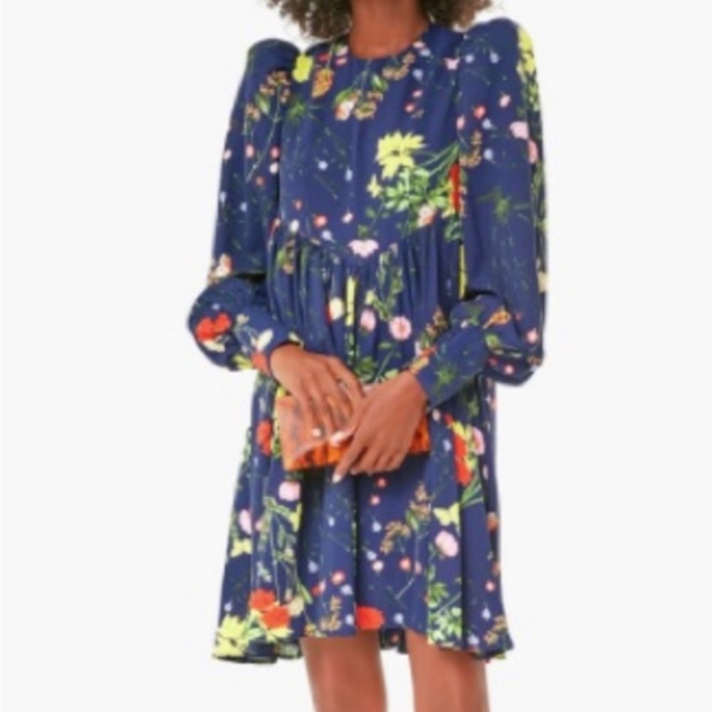 Pomander Place Wildflower Spencer Puff Sleeve Mini Dress SZ XXL Tuckernuck